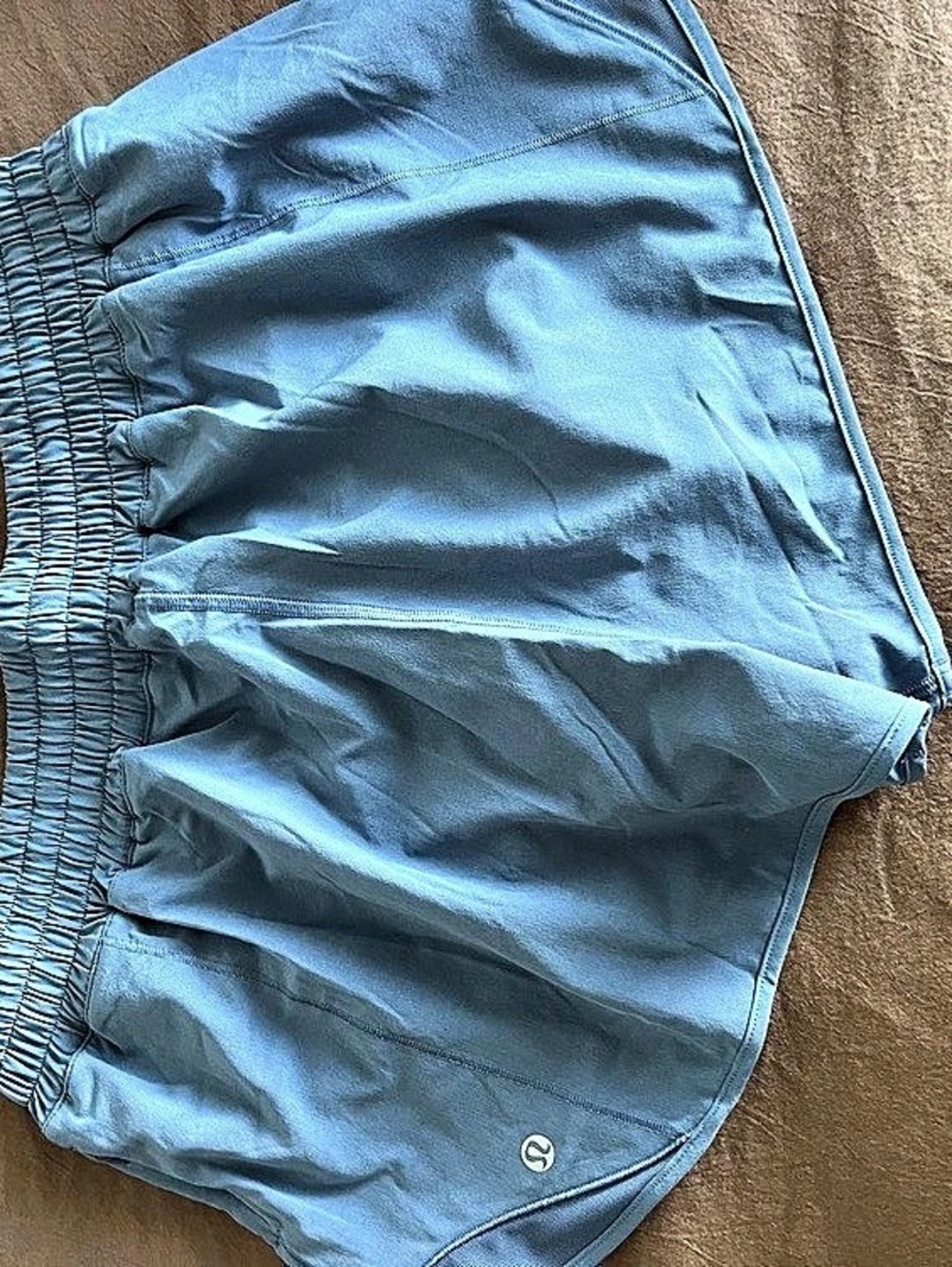 Lululemon Tracker Short V 4" Athletic Shorts Blue